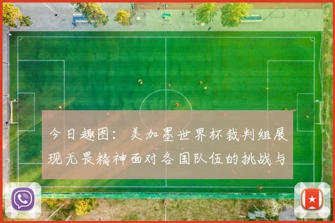 今日趣图：美加墨世界杯裁判组展现无畏精神面对各国队伍的挑战与针对